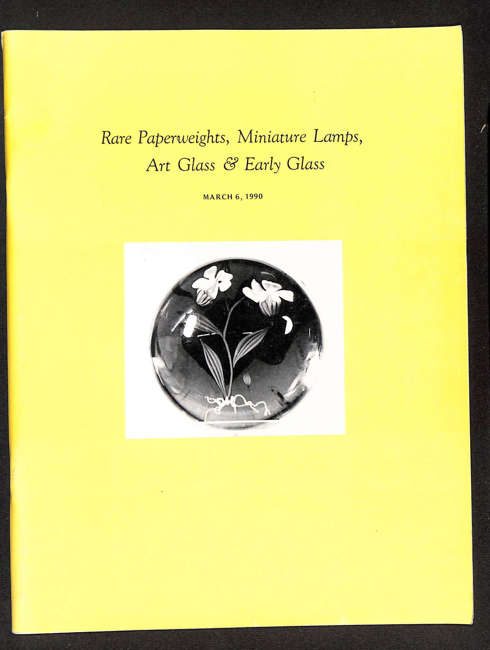Richard A. Bourne Auction Catalog: Paperweights, Lamps, Art & Early Glass, March 6, 1990: Richard A. Bourne Auction Catalog: Paperweights, Lamps, Art & Early Glass, March 6, 1990 SHIPPING: All shipping is handled in-house, and we gladly combine shipping whenever possible. Orders over $200