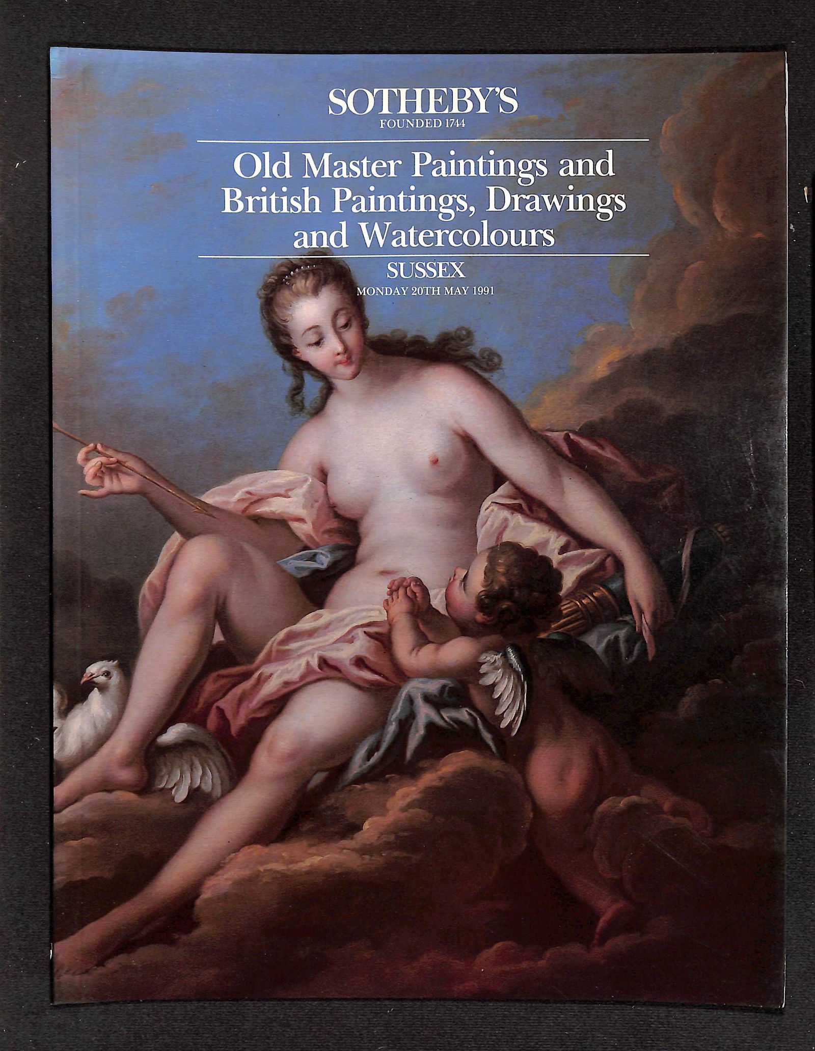 Sotheby's Auction Catalog: Old Master Paintings and British Paintings, Sussex, May 1991 (1 of 2)
