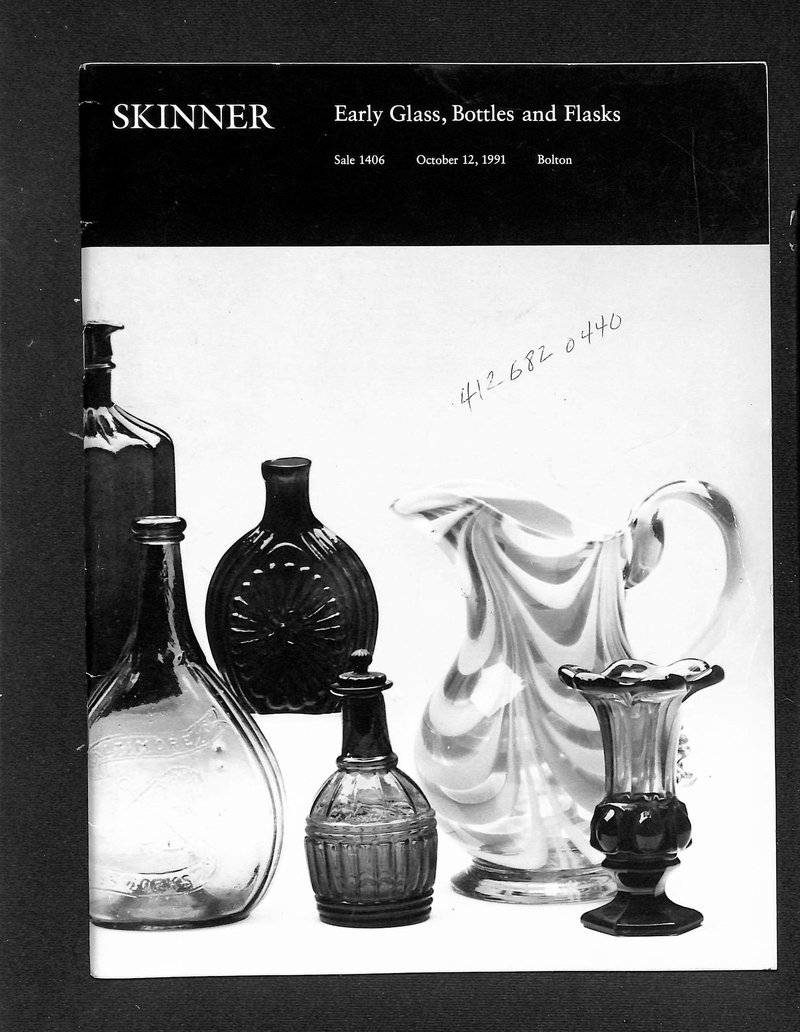 Skinner Auction Catalog: Sale 1406, Early Glass, Bottles and Flasks, October 12, 1991: Skinner Auction Catalog: Sale 1406, Early Glass, Bottles and Flasks, October 12, 1991 SHIPPING: All shipping is handled in-house, and we gladly combine shipping whenever possible. Orders over $200 wil