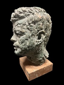 John F. Kennedy by Robert S. Berks, American Sculptor (NY, 1922-2011), Plaster or Resin Bust