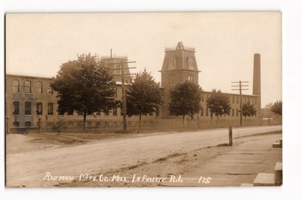 Ropman Manufacturing Company Mill RPPC Lafayette Rhode Island Industrial Factory View with