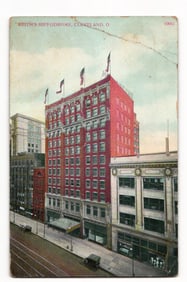 Postcard of Keith's Hippodrome theater and office building on Euclid Avenue, Cleveland, Ohio c. 1912