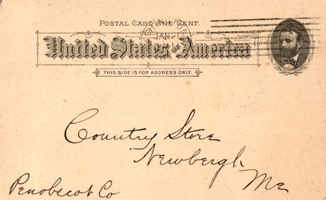 1890s Advertising Postal Card for Henry D. Phillips, Washington D.C. Lawyer for Pension Claims.