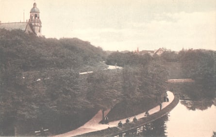 Postcard of the Waterpartij in the Scheveningsche Boschjes, The Hague, Netherlands, early 1900s