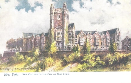 Raphael Tuck & Sons 'Oilette' postcard of the New College of the City of New York, New York. c1907