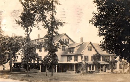 RPPC Real Photo Postcard of Turner's Tavern in Bethlehem, New Hampshire. Early 20th century view.