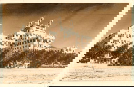RPPC Real Photo Postcard of the Veterans Administration Regional Office in Pass-a-Grille, Florida