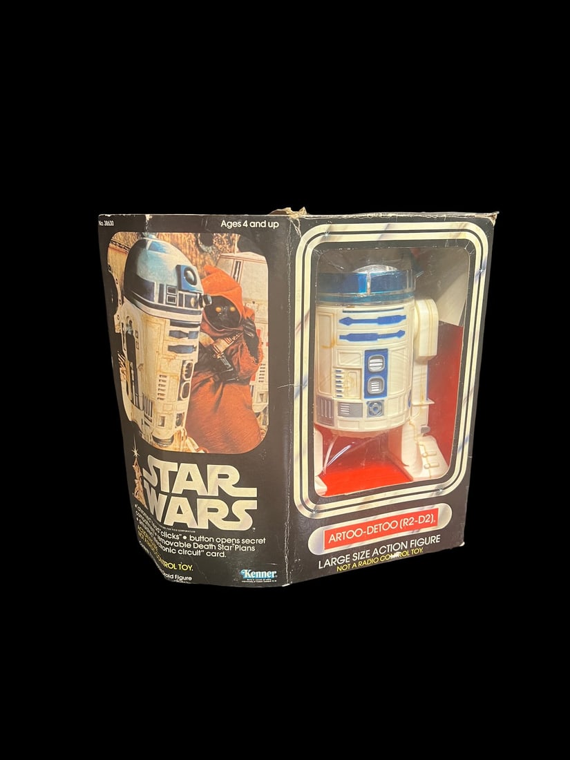 Star Wars Artoo-Detoo (R2-D2) Large Size Action Figure by Kenner (1978) in Original Box (1 of 11)