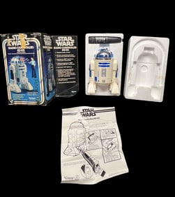 Star Wars Kenner Radio Controlled R2-D2 Electronic Figure (1978) Complete In Original Box
