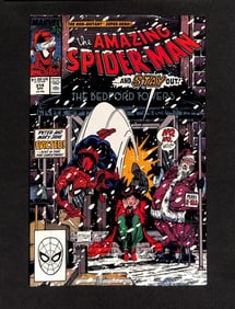 The Amazing Spider-Man #314 Marvel Comics 1989 comic book with Todd McFarlane holiday cover art