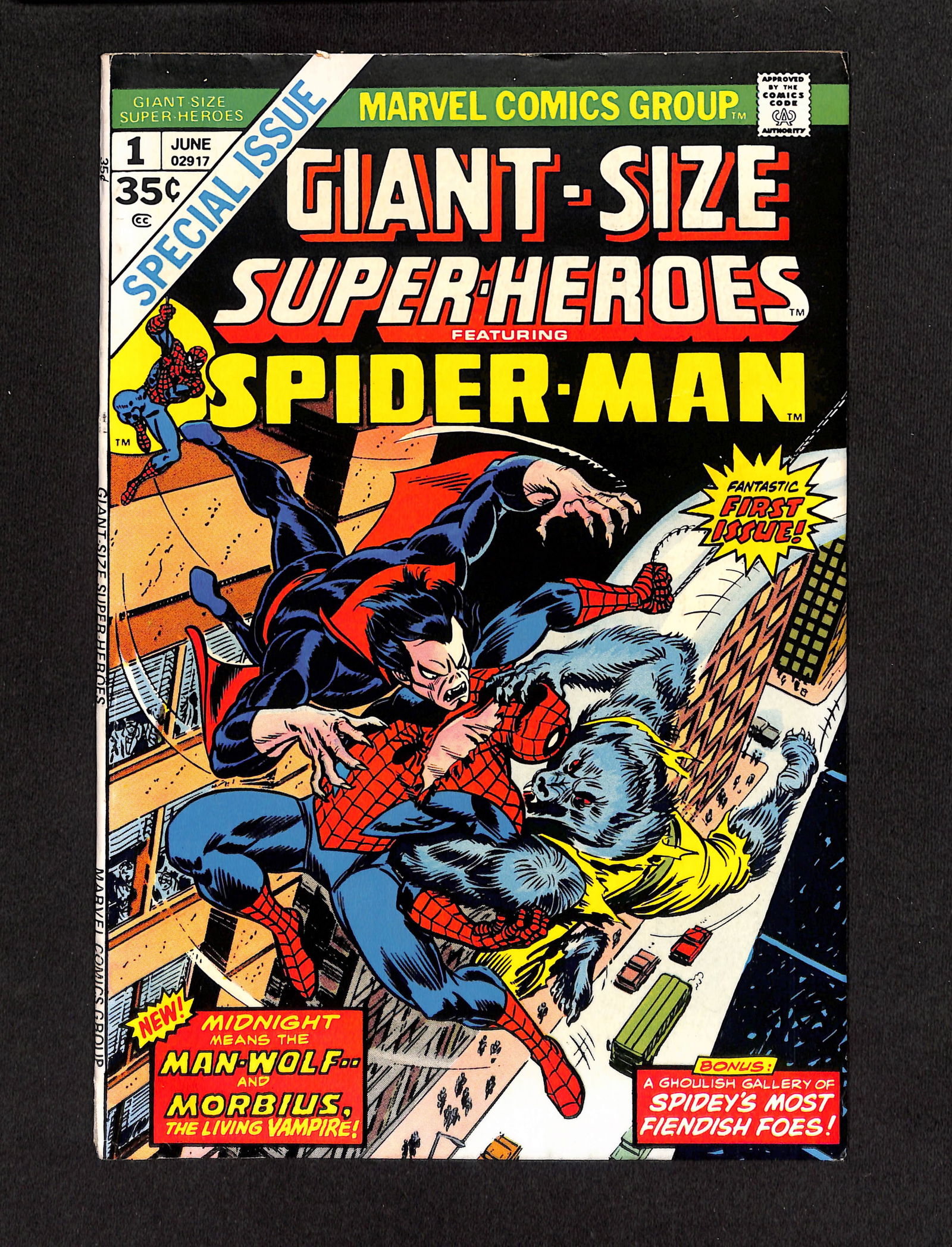 Giant-Size Super-Heroes #1 Marvel Comics 1974 comic book featuring Spider-Man versus (1 of 2)