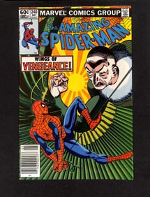 Amazing Spider-Man #240 Marvel Comics 1983 Vulture App Newstand Variant comic book