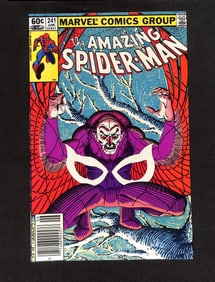 The Amazing Spider-Man #241 Marvel Comics 1983 comic book Vulture story continues Newstand Variant