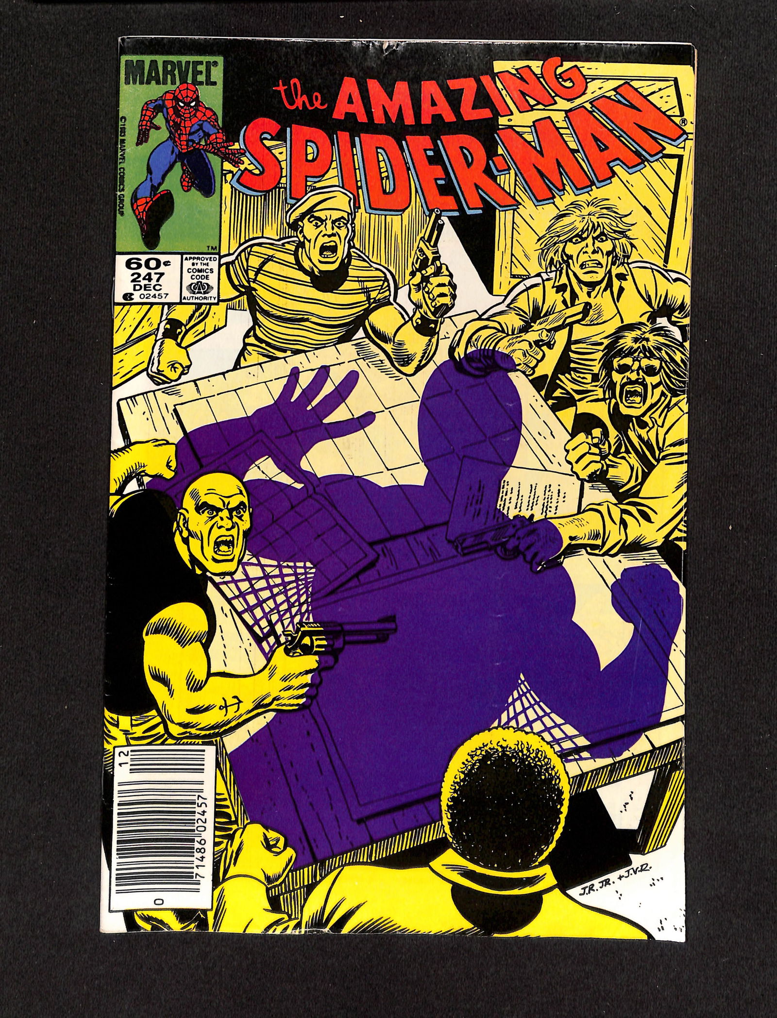 The Amazing Spider-Man #247 Marvel Comics 1983 comic book Thunderball and Frog Man - Newstand: Please view photos for further description and condition considerations. Please know the scans may be darker or lighter than the actual item's true appearance. ACME Auctions combines shipping on multi