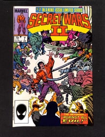 Secret Wars II #7 comic book from the nine-issue limited series published by Marvel Comics in 1985