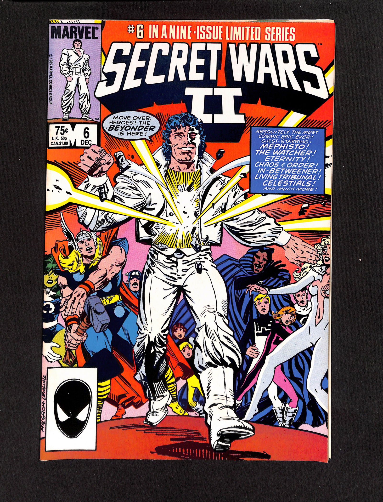 Secret Wars II #6 Marvel Comics 1985 comic book featuring The Beyonder in a nine-issue limited (1 of 2)