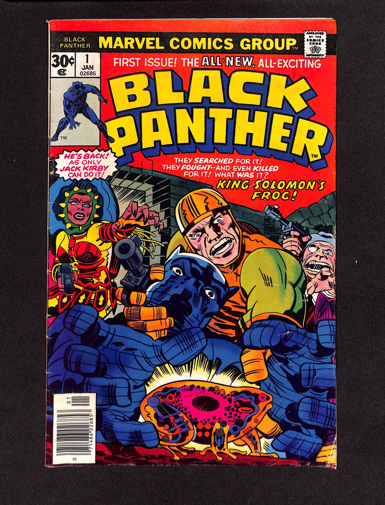 Black Panther #1 Marvel Comics 1st self titled Black Panther series Jack Kirby cover and art (1 of 2)