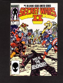 Secret Wars II #1 comic book featuring the first issue of the nine-issue limited series Marvel 1985