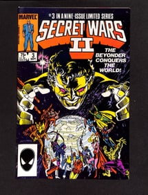 Secret Wars II #3 Marvel Comics 1985 limited series comic book featuring The Beyonder looming over