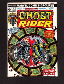 Ghost Rider #7 Marvel Comics Group 1973 comic book Stunt-Master and Zodiac appear