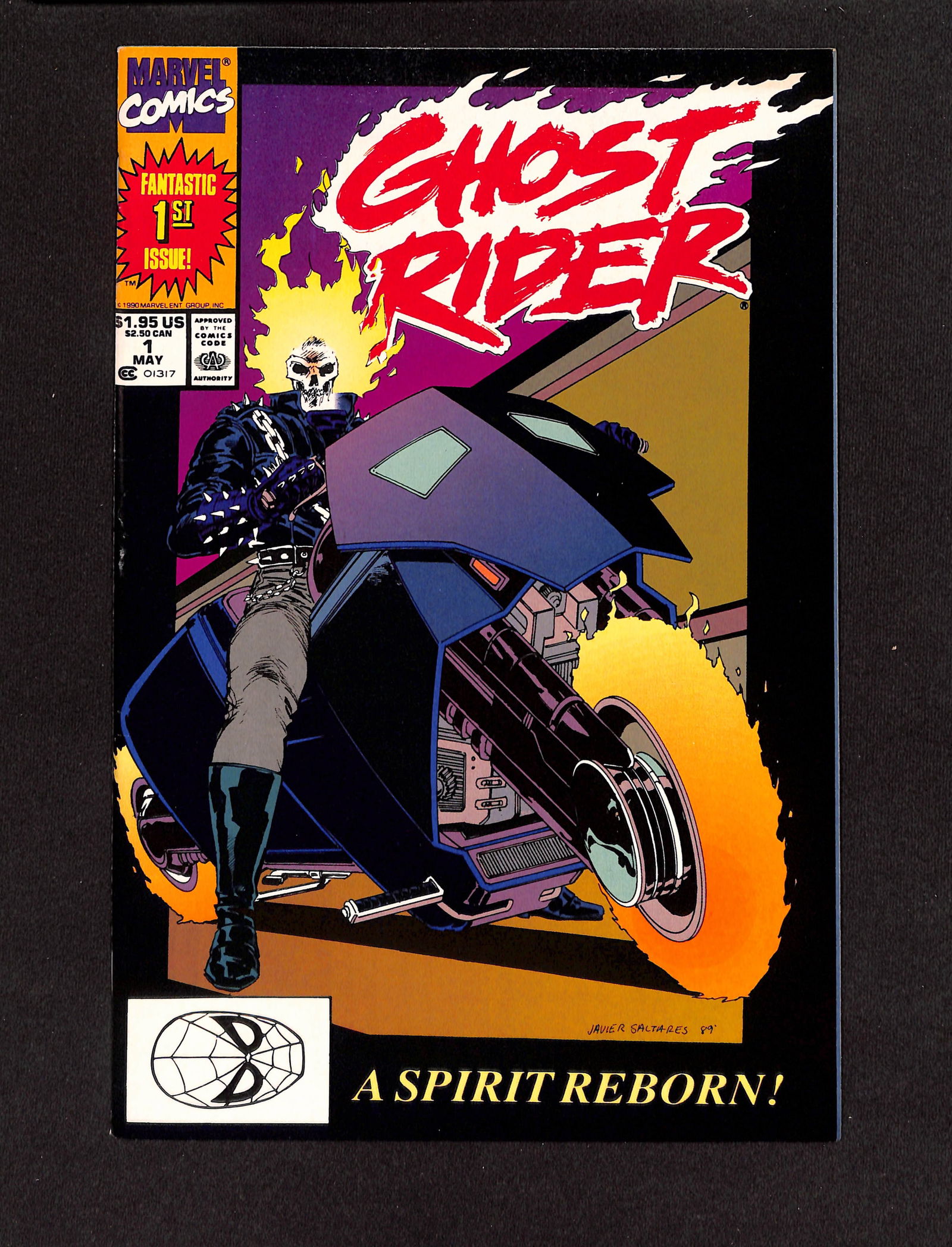 Ghost Rider #1 Marvel Comics 1990 comic book featuring the first appearance of Danny Ketch as Ghost (1 of 2)