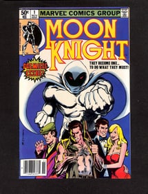 Moon Knight #1 Marvel Comics 1980 Classic Bill Sienkiewicz premiere cover art