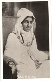 RPPC Real Photo Postcard of S.A.I. El Jalifa, Caliph of the Spanish protectorate in Morocco c.1920s.
