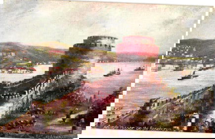 Raphael Tuck & Sons Oilette postcard view of Anatole Hissar fortress on the Bosphorus,