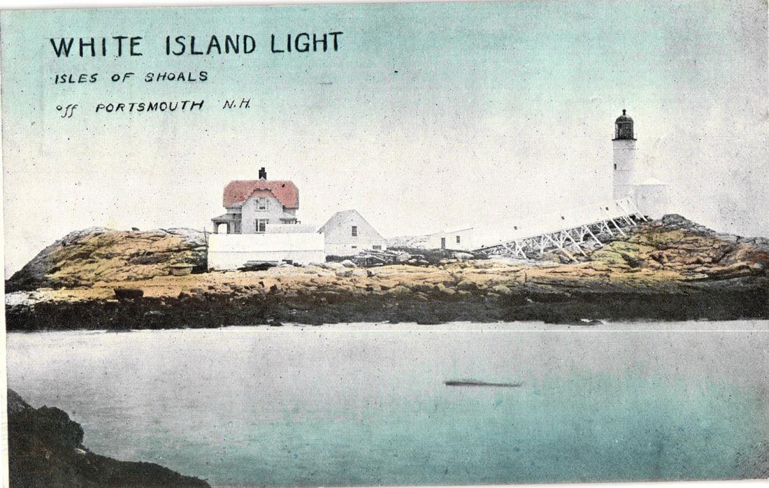 Scenic postcard view of the historic White Island Light on the Isles of Shoals off Portsmouth, NH c.: Please view photos for further description and condition considerations. Please know the scans may be darker or lighter than the actual item's true appearance. ACME Auctions offers FREE DOMESTIC SHIPP