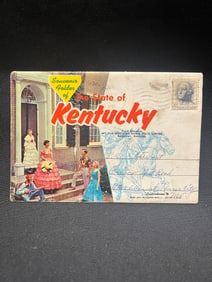 Vintage Kentucky Souvenir Folder – My Old Kentucky Home, Horse Farms, Landmarks, c.1950s-60s