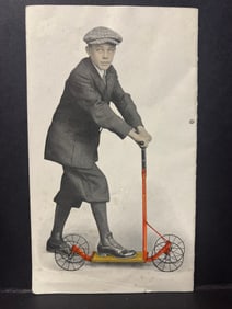 Early 20th-Century Henley Rollabout Brochure – Folding Scooter, M.C. Henley & Son, Fold-Out Design