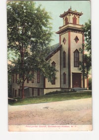 Vintage postcard depicting the Presbyterian Church, Cornwall-on-Hudson, New York, circa 1911.