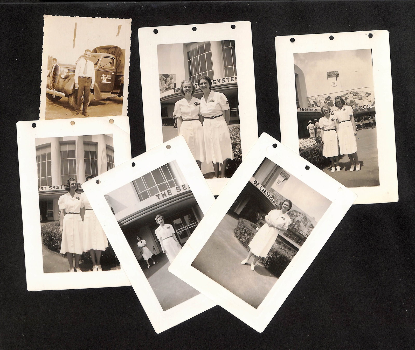 Six Original Owner photos from the New York World's Fair, Identified Individuals, 1939-1940 (1 of 13)