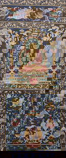 Ming Dynasty Thangka: Ming Dynasty Thangka h188cm w80cm