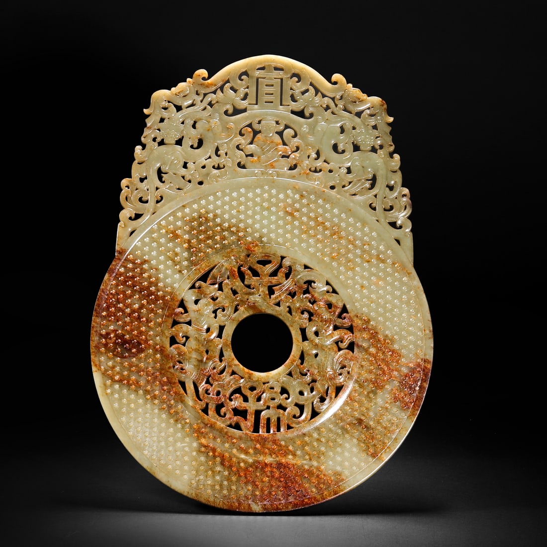 Before the Ming Dynasty, Hetian jade was produced: Before the Ming Dynasty, Hetian jade was producedH36cm W26cm Weight1042g