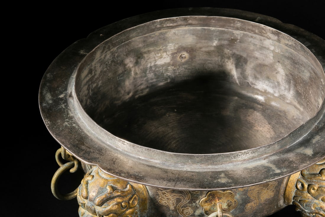 Gilt copper aromatherapy stove before Ming Dynasty - 12