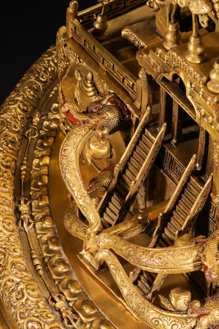 Ming Dynasty gilt bronze mandala - 10