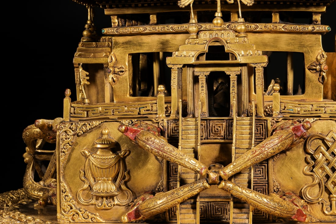Ming Dynasty gilt bronze mandala - 5
