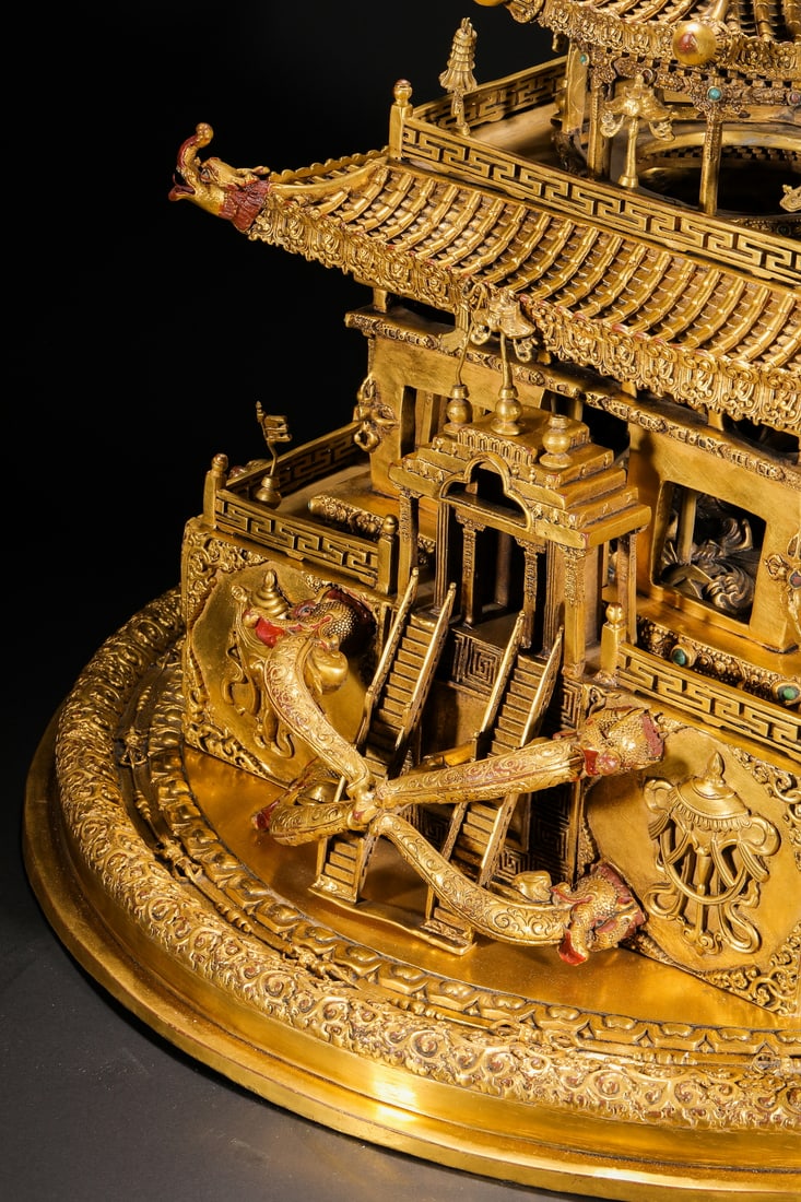 Ming Dynasty gilt bronze mandala - 8