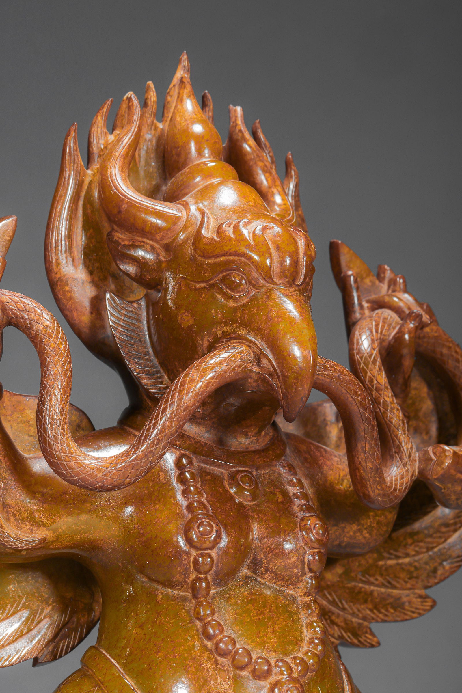 Hetian Jade Dapeng Bird Before Ming Dynasty - 10