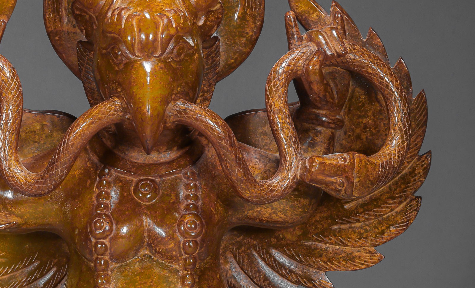 Hetian Jade Dapeng Bird Before Ming Dynasty - 14