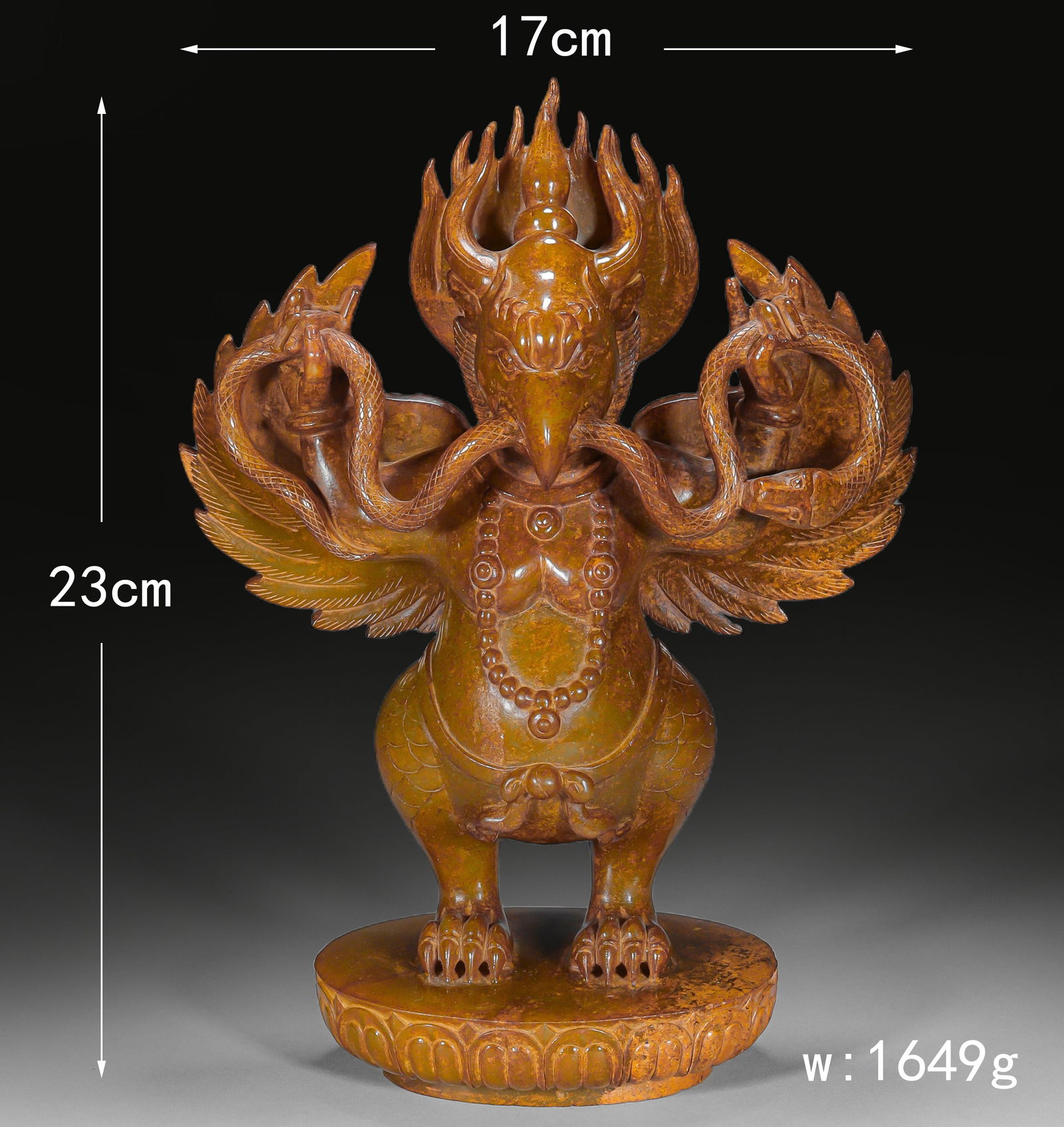 Hetian Jade Dapeng Bird Before Ming Dynasty - 2