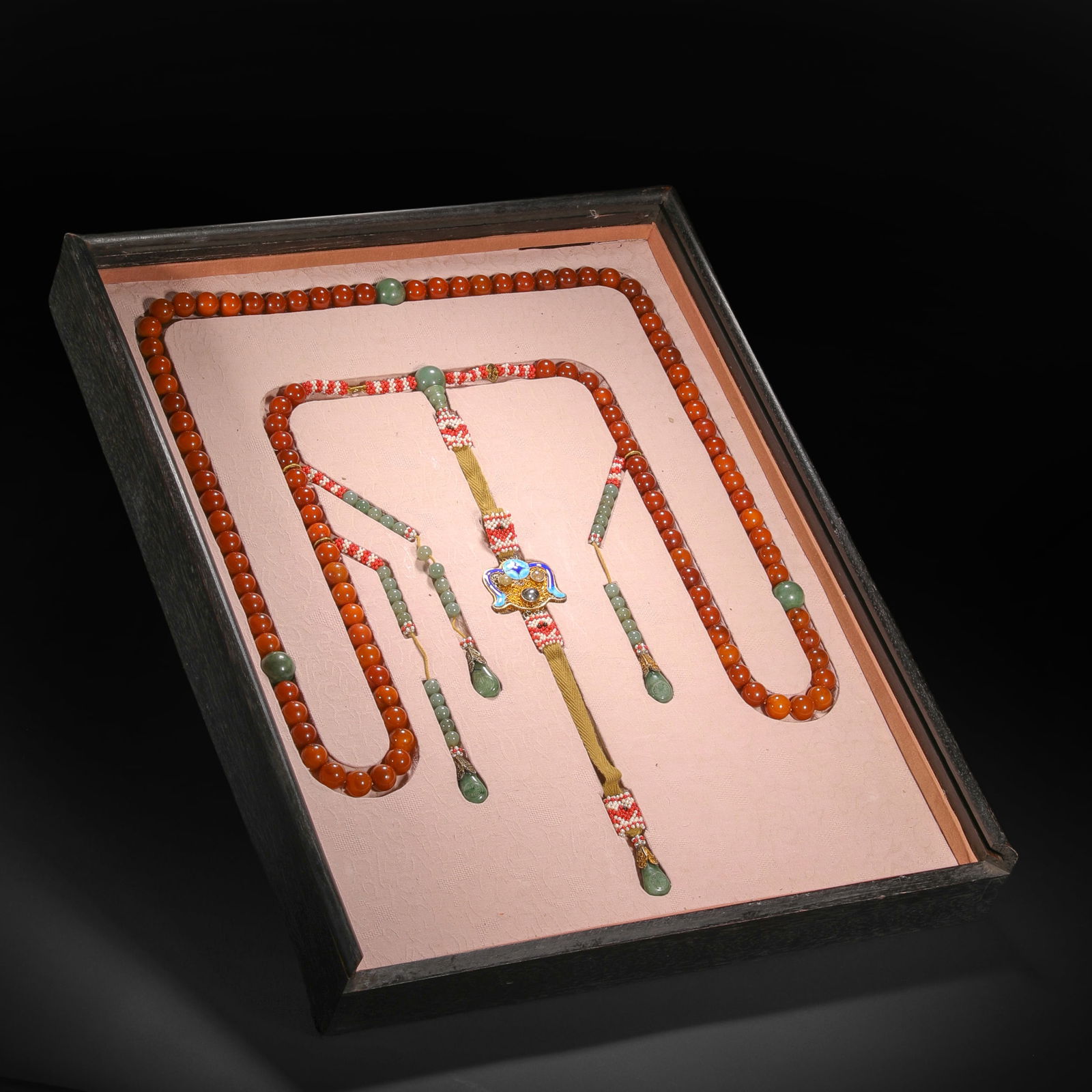 Qing Dynasty beeswax beads: Qing Dynasty beeswax beadsD1.3cm