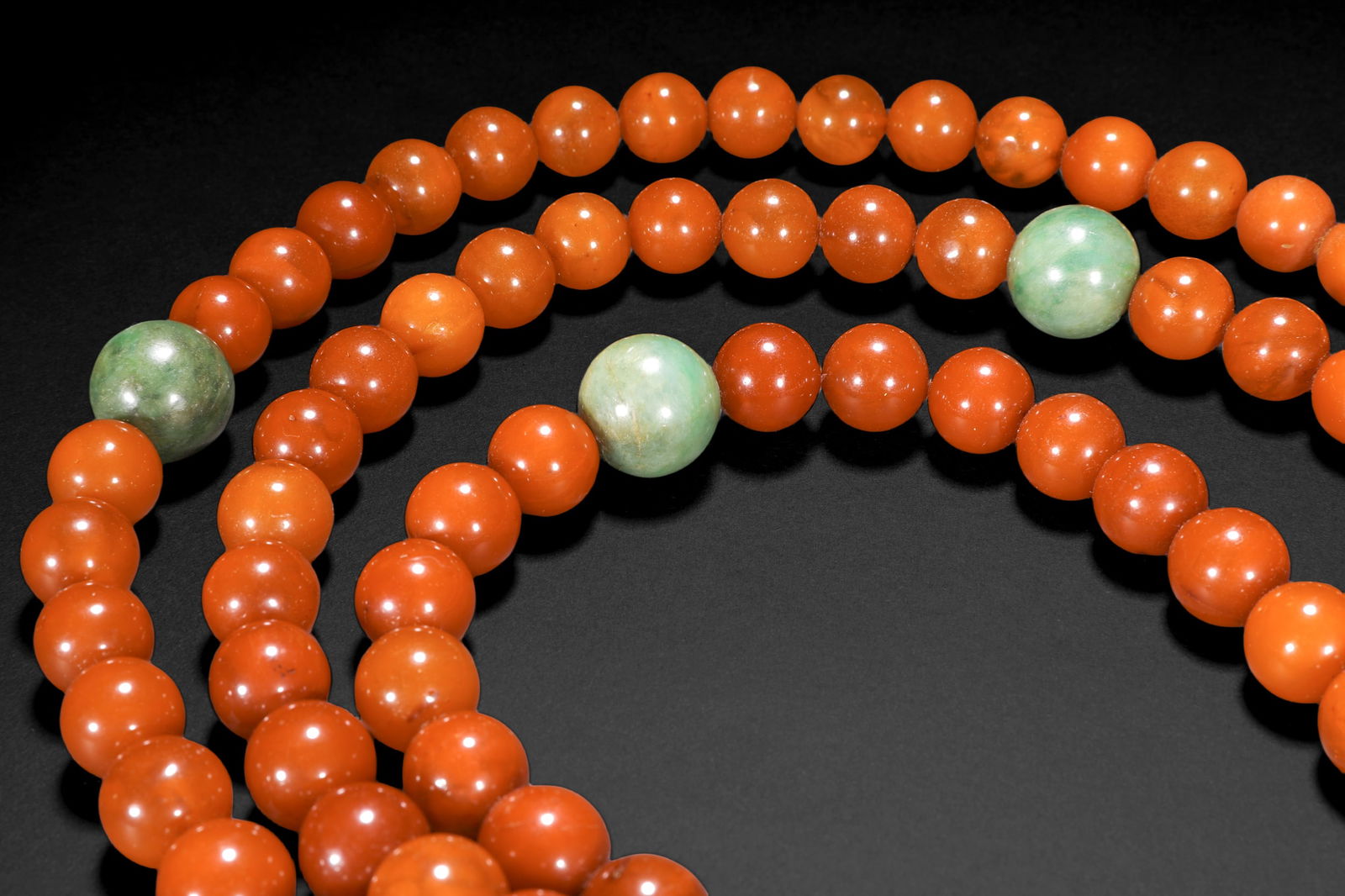 Qing Dynasty beeswax beads - 8