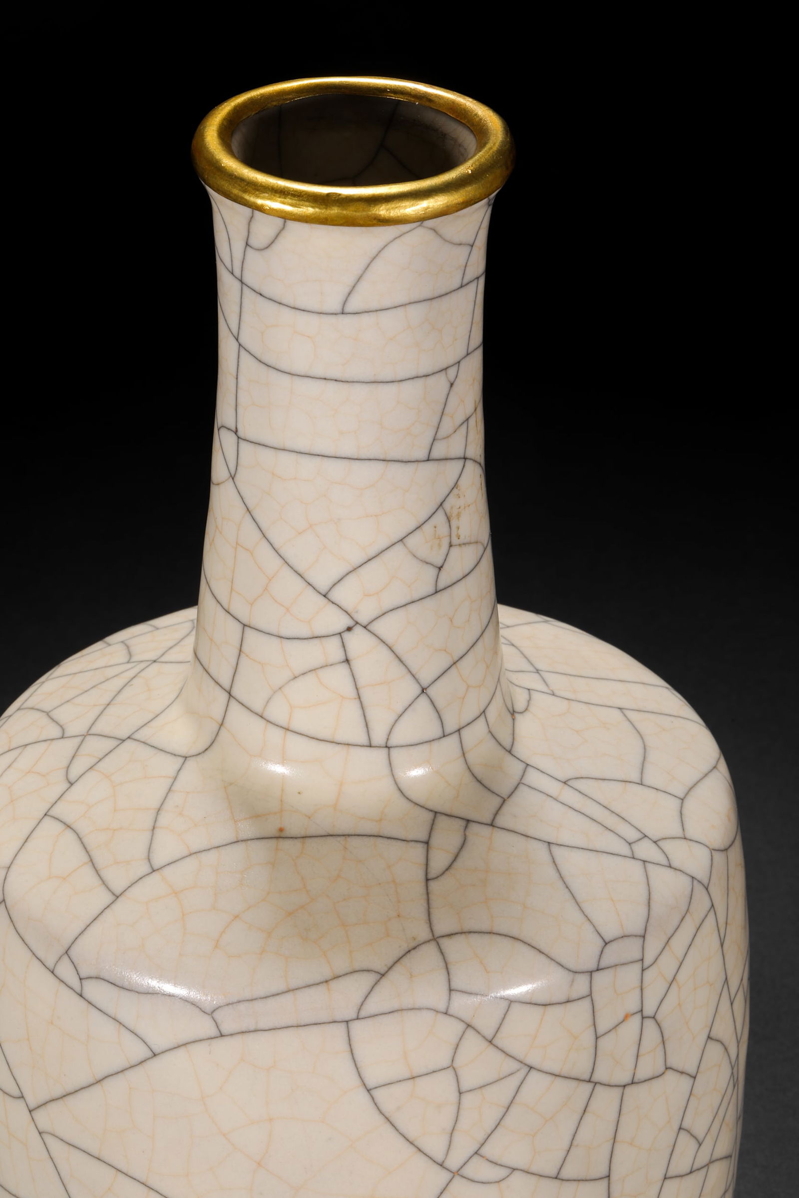 Before Ming Dynasty, Ge Kiln flask - 4