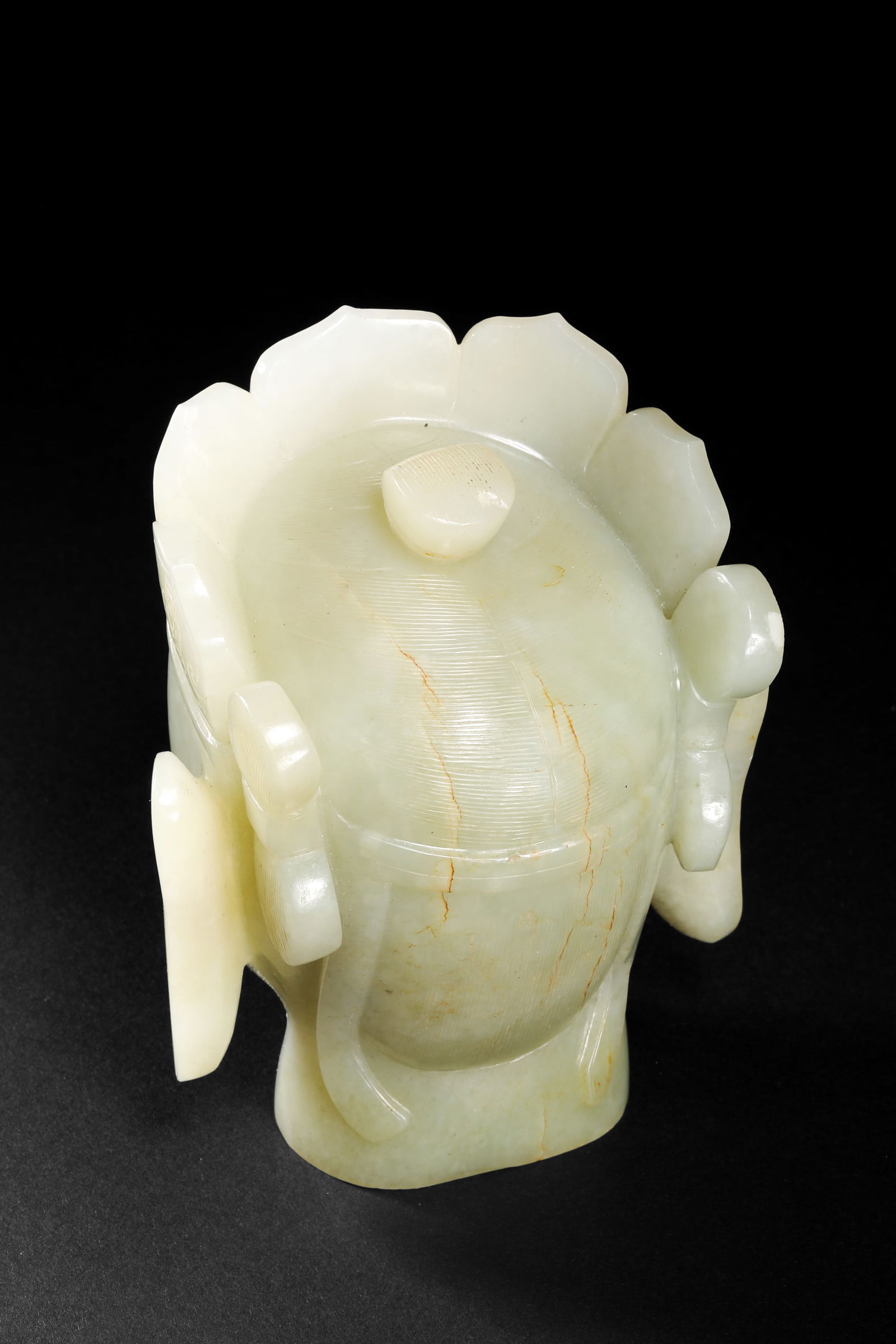 Ming Dynasty Hotan jade Buddha head - 11