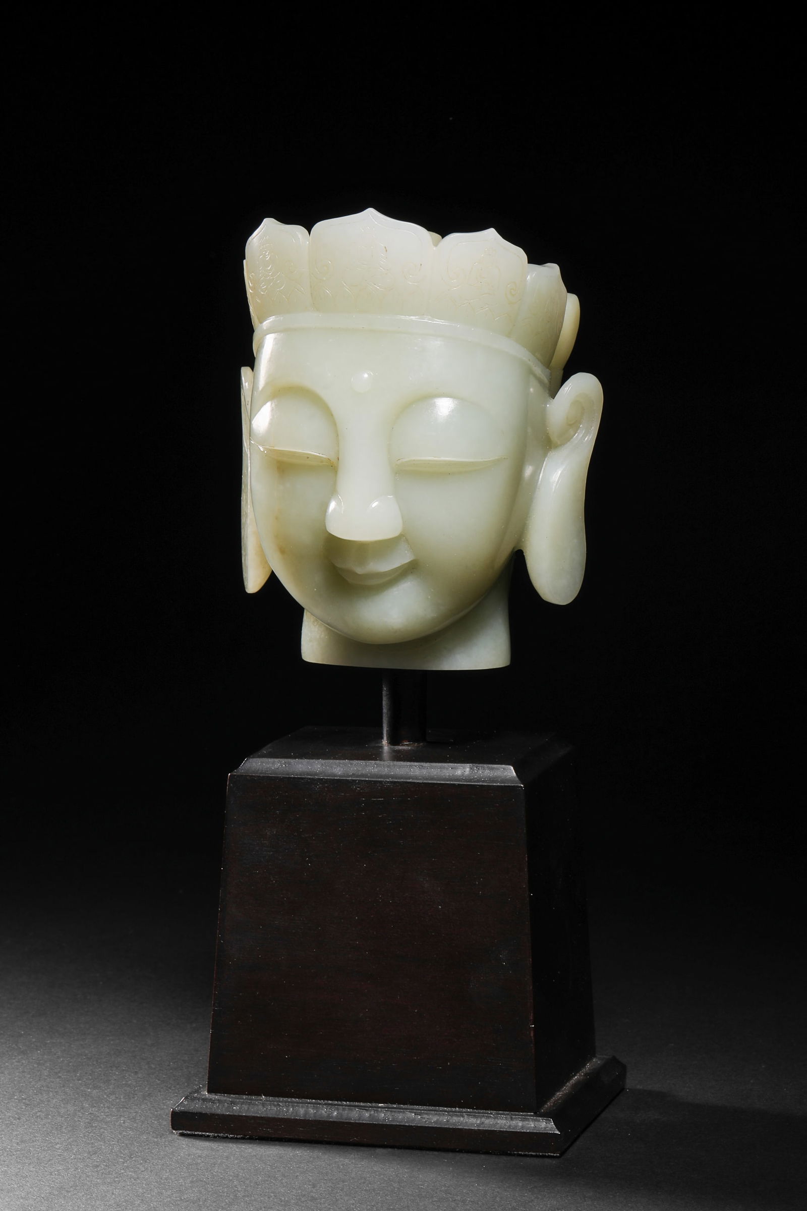 Ming Dynasty Hotan jade Buddha head - 2
