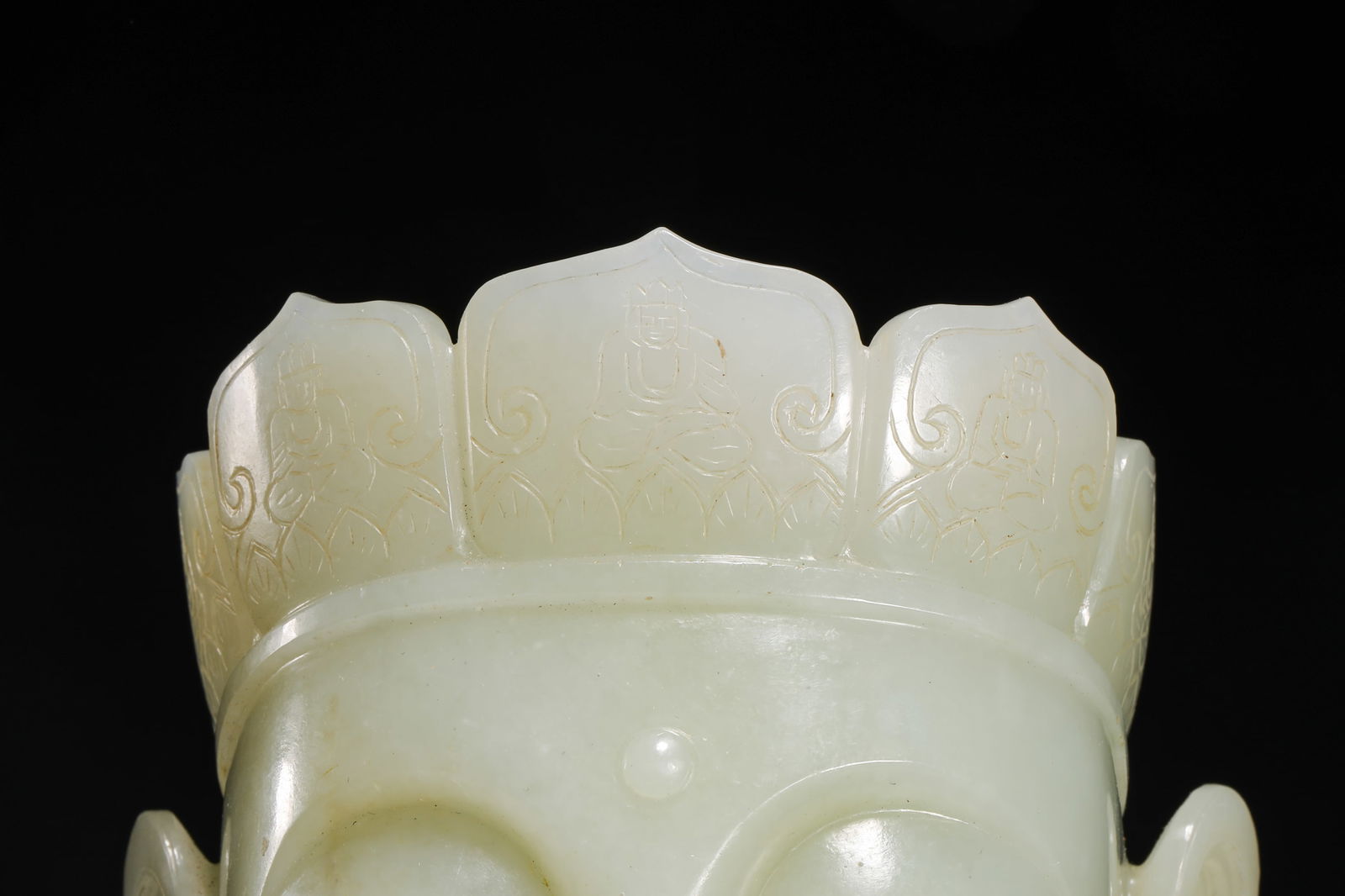 Ming Dynasty Hotan jade Buddha head - 7