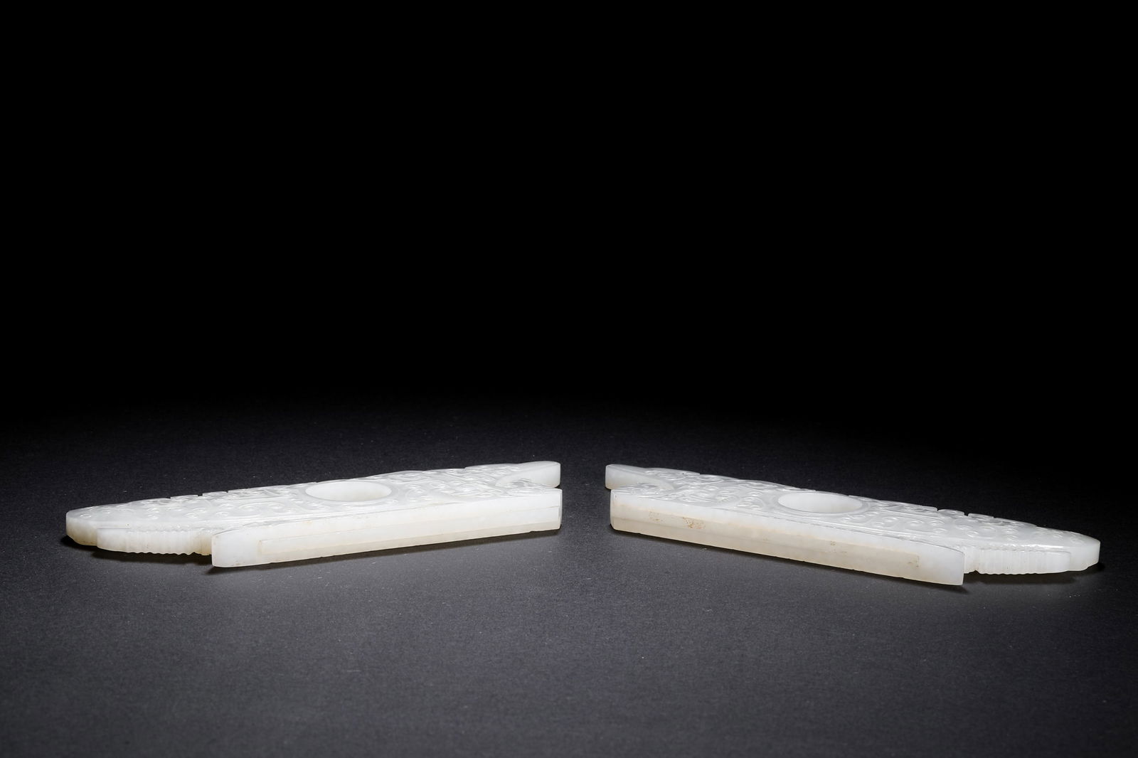 Qing Dynasty Hetian jade double jade - 11