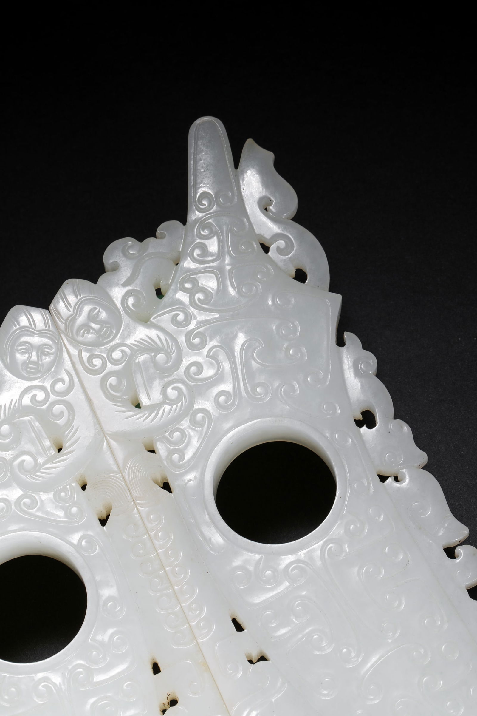 Qing Dynasty Hetian jade double jade - 3